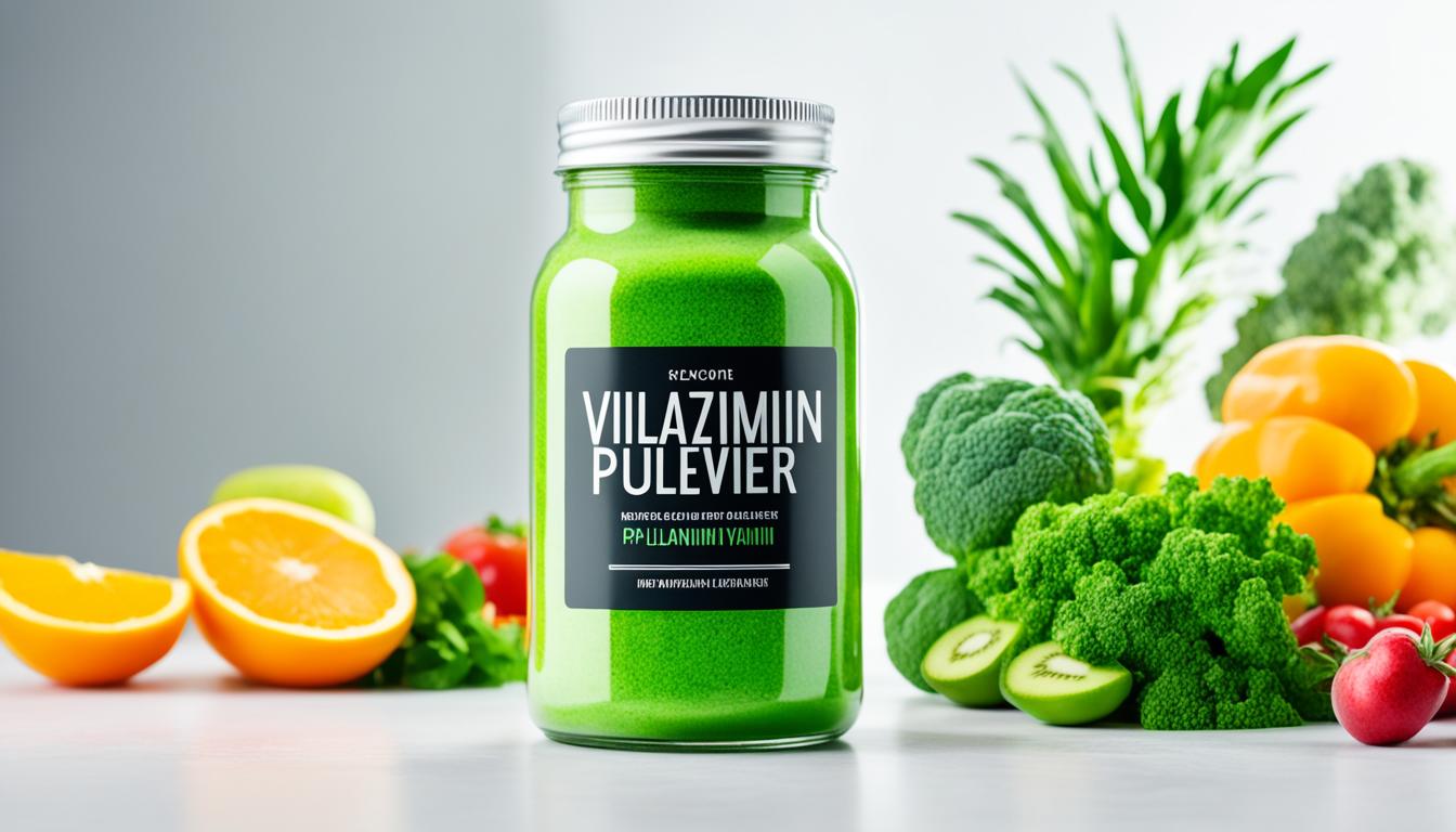 Vitamin Pulver für Gesundheit & Wohlbefinden